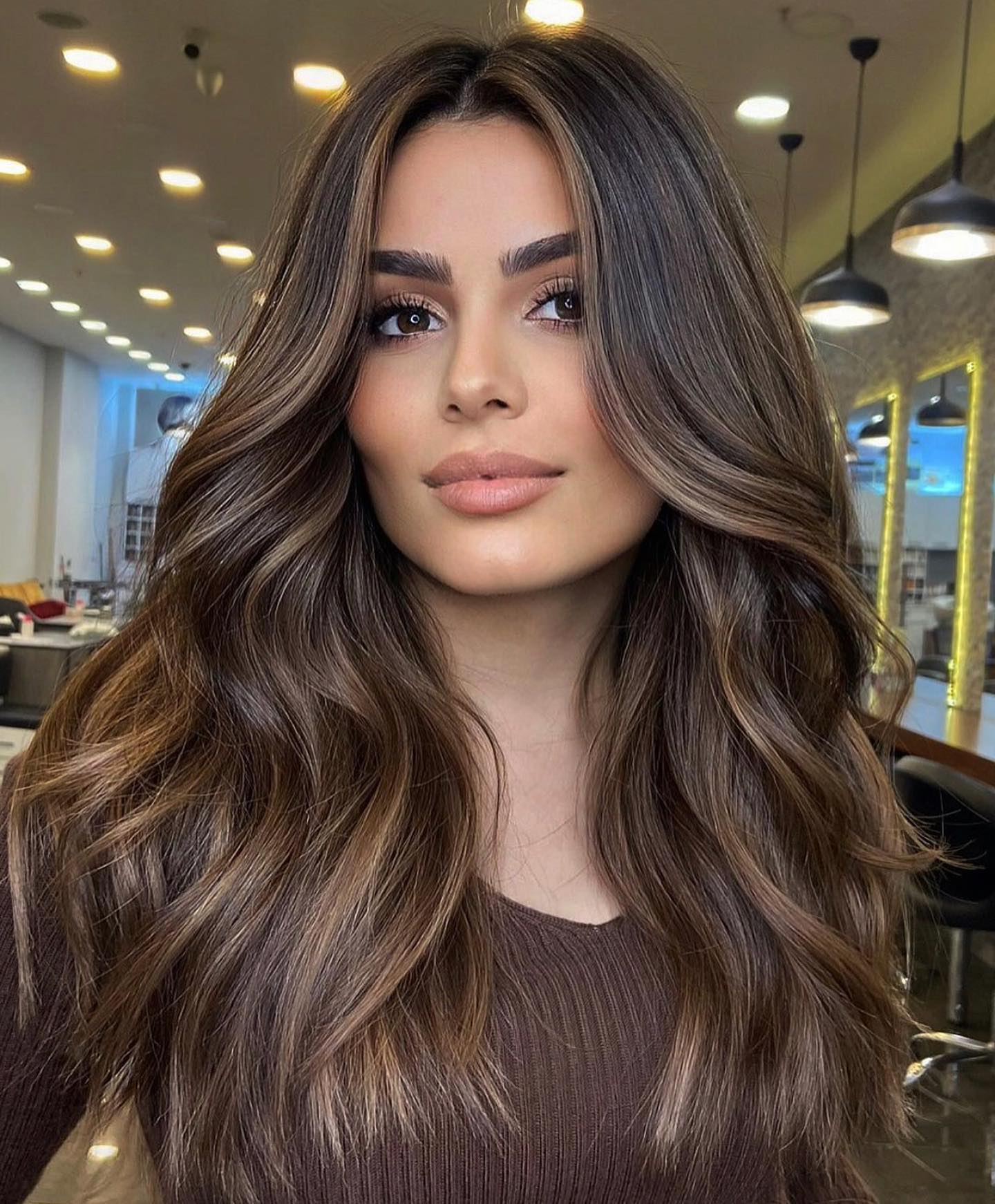 Bronze Highlights for Brown Hair