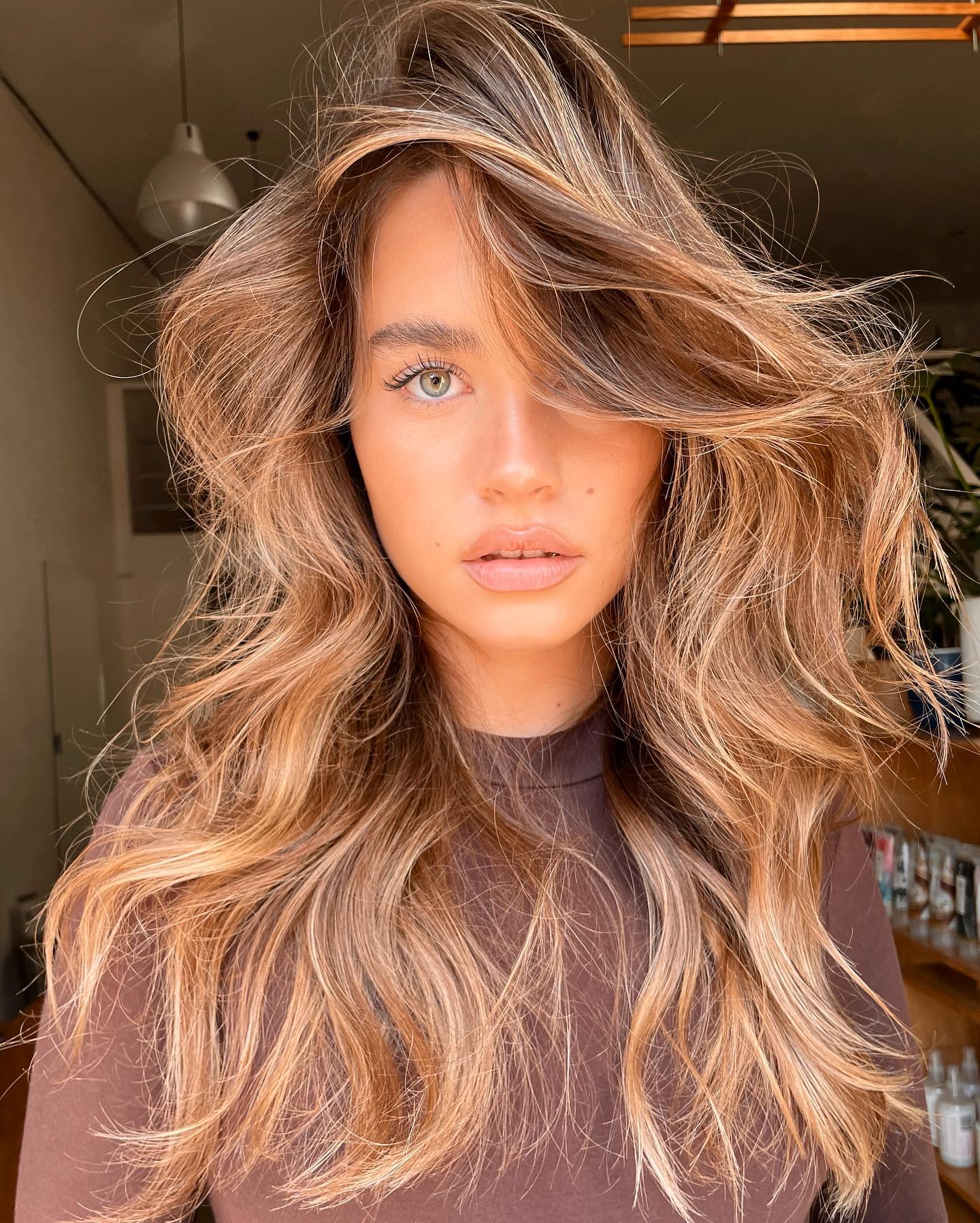 Summer-Ready Light Caramel Balayage Hair