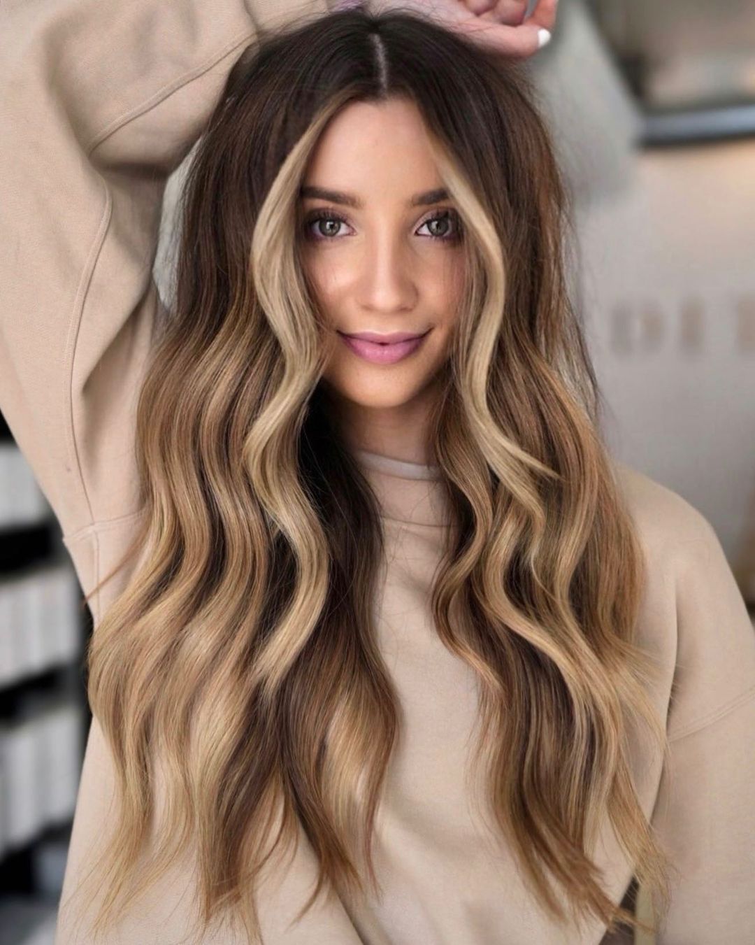 Fall Neutral Beige Bronde Hair Color